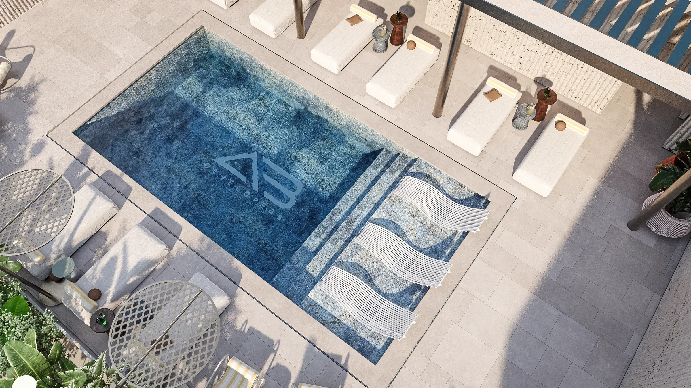 JA Hills outdoor pool — residential project