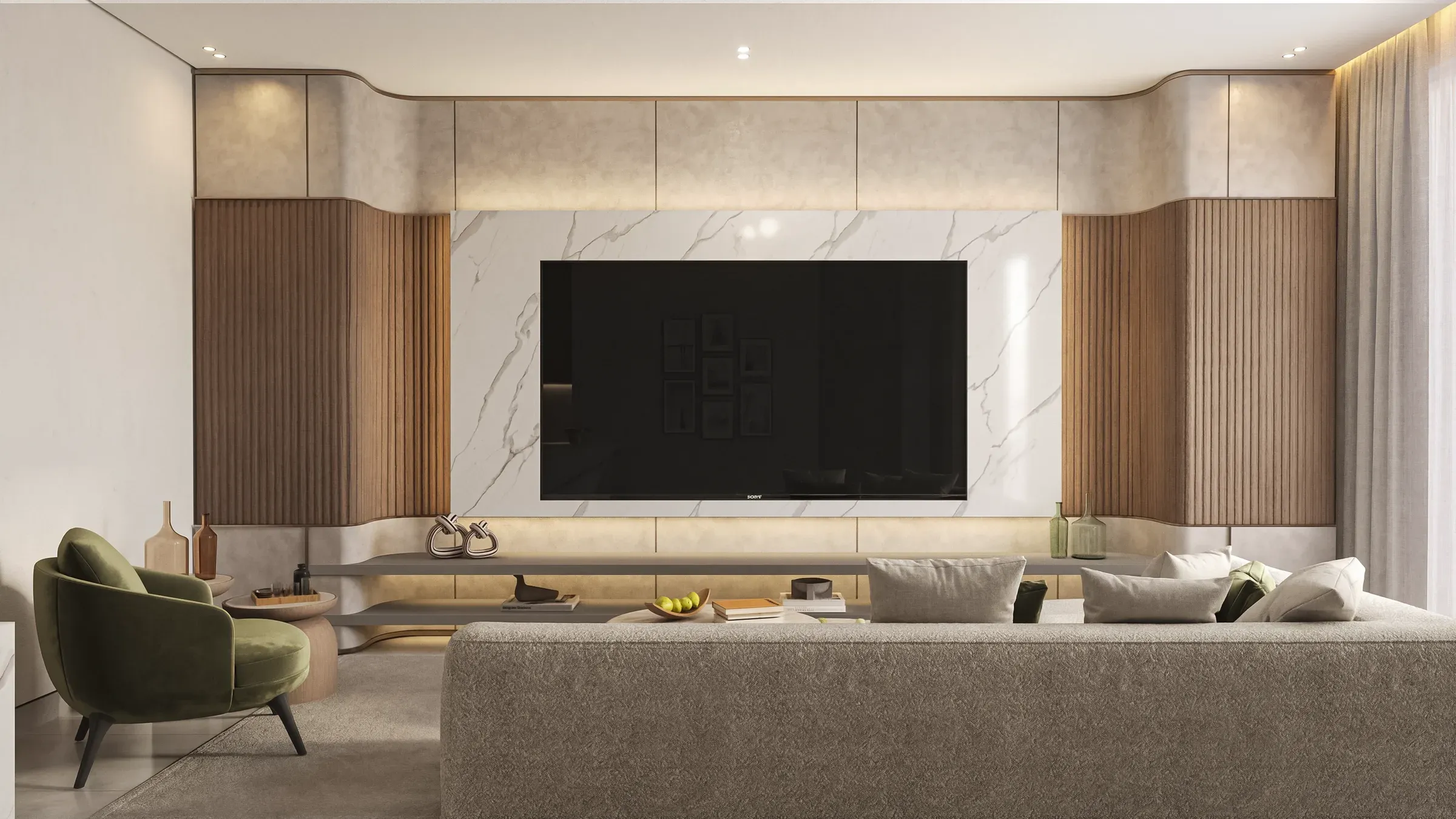 JA Hills apartment interior — Dubai