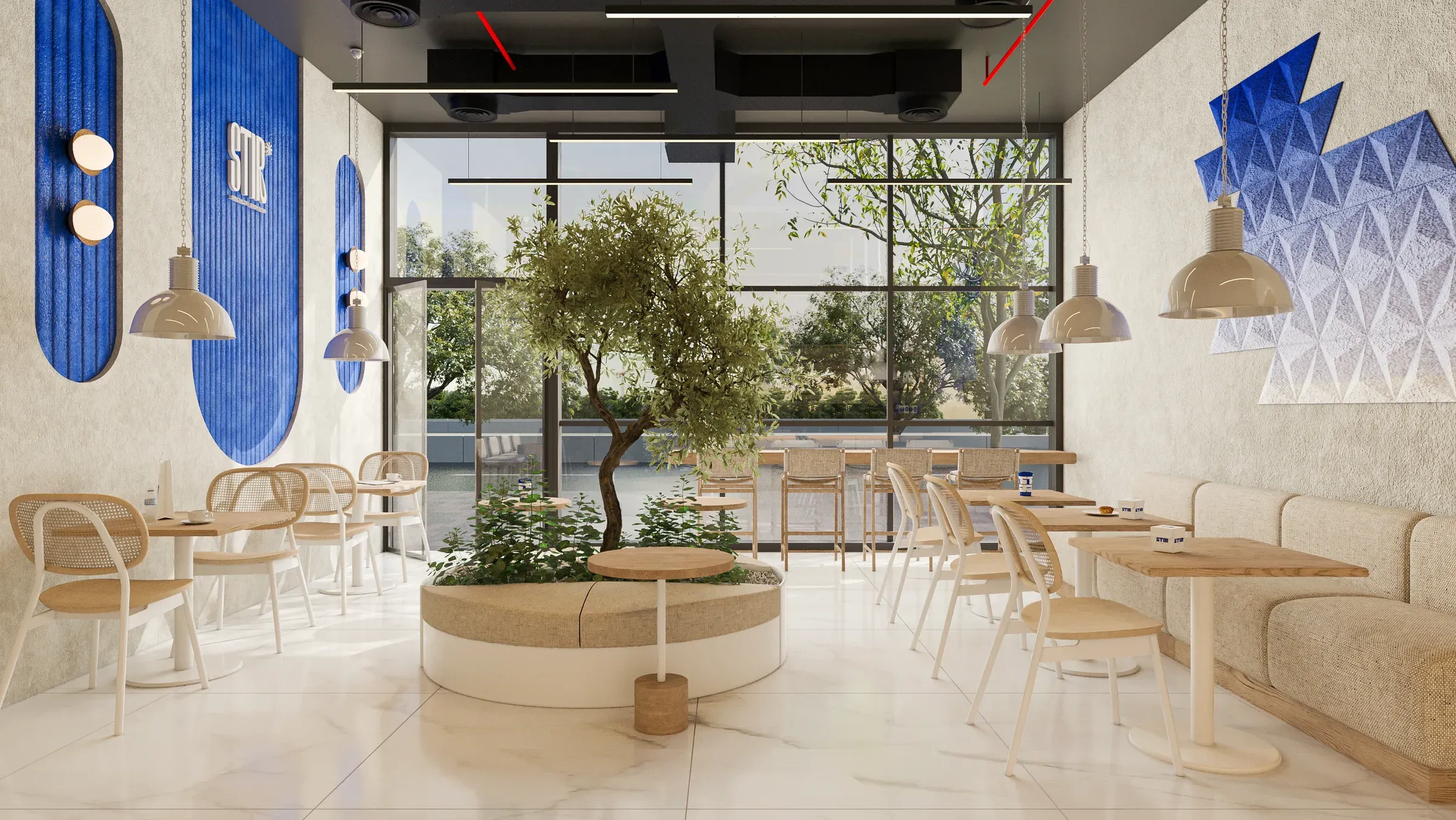 One Fit Gym running track — JVT, Dubai